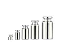 ZDETGU Ensemble de Poids d'étalonnage de Placage chromé pour Balance Numérique, Poids en Grammes 1g 2g 5g 10g 20g pour les Outils de Pesage et de Mesure de Bijoux de Laboratoire Précis