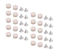 ZDETGU Ensemble de Rivets et Vis pour Lacets en Laiton Boucles de Lacets de Chaussures avec Installation Facile pour Chaussures en Cuir et Réparations de Bricolage 20 Pièces Boutons et Attaches pour