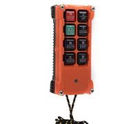 ZDETGU Ensemble de Télécommande Industrielle sans Fil et Solution Sûre pour Vos Besoins de Contrôle, Comprend 8 Boutons, Un Avertissement de Tension de la Batterie et Un Interrupteur à clé sécurisé