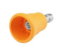 ZDETGU Ensemble d'embouts de Buse pour Nettoyeur Haute Pression en Acier Inoxydable avec Connexion Rapide - 4 Pièces de Protection et Support de Buse Haute Puissance pour Voitures, Motos, Toits,