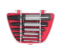 ZDETGU Ensemble d'extracteur de Vis cassé 6 Pièces, Outil d'Extraction de Vis Cassées pour Fixations Tenaces, Extraction de Endommagées du Bois et du Métal, Essentiel pour Atelier et Réparation