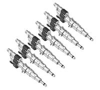 ZDETGU Ensemble d'injecteurs de Carburant pour 135i 335i 535i 650i 740i 750i X6 Remplacement à Ajustement Direct 13537585261 09 Réponse et Accélération Améliorées de l'accélérateur 6 Pièces
