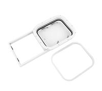 ZDETGU Fenêtre de Bateau Marin avec Conception Coulissante Push-Pull avec Joint, Coins Arrondis en Verre trempé pour Cabine de Yacht, Cadre en Aluminium Insonorisant pour Navires et Bateaux