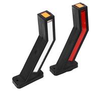 ZDETGU Feu de Position Latéral LED 2 Pièces Lumineux IP67 12-24 V Lampe Indicateur Universelle pour Camions Remorques Yachts Camping-cars Pickups Matériau ABS 33 Ampoules LED Rouge