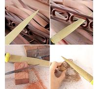 ZDETGU Fichier en Bois Golden Facered Wood File Rasp Craft Carpenter Woodworking Toving Tool Gold Fichier 10in (Fichier en or 8 pouces + sac d'emballage)