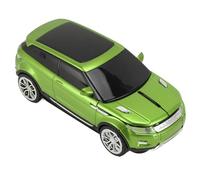 ZDETGU Gaming de Forme de Voiture 2,4 GHz 1600 DPI Computer de Voiture de Sport élégant avec Récepteur USB pour Ordinateur Portable (Green)