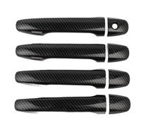ZDETGU Garniture de Couvercle de Poignée de Porte Extérieure en Fiber de Carbone pour 2015 2022, Levorg 2015 2019, 2015 2022, Ensemble de Décoration de Protection en Plastique ABS