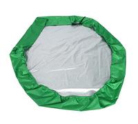 ZDETGU Housse de Bac à Sable Hexagonale 140 X 110 X 20 Cm, Taffetas de Polyester Enduit d'argent 190T, Pare-Soleil Résistant aux Intempéries pour Bac à Sable, Jardin et Piscine pour Enfants, Facile