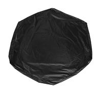 ZDETGU Housse de Bac à Sable Hexagonale 140 X 110 X 20 Cm, Taffetas de Polyester Enduit d'argent 190T, Pare-Soleil Résistant aux Intempéries pour Bac à Sable, Jardin et Piscine pour Enfants, Facile