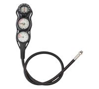 ZDETGU Instrument Compact de Console de Plongée de Calibre 3 avec Données de Profondeur, de Pression et de Plongée Fiables pour une Exploration Sous-marine Sûre Construction TPR pour les Conditions de