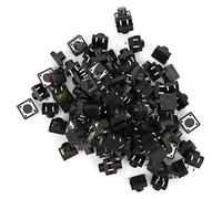 ZDETGU Interrupteur à Bouton Tactile momentané, Conception DIP pour des Performances Stables, Interrupteur en Plastique d'ingénierie de qualité Industrielle pour l'électronique et les Projets de