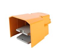 ZDETGU Interrupteur à Pédale en Alliage D'aluminium 250 V 10 A, Résistant à L', Résistant à la Corrosion, Interrupteur Marche/arrêt Durable à Commande au Pied avec Base Antidérapante,