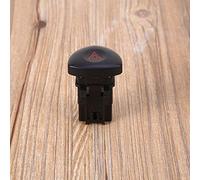 ZDETGU Interrupteur d'avertissement de Remplacement pour les Types de Moteurs MK II 2001-2006, Interrupteur de Danger adapté aux Pièces d'origine, Noir