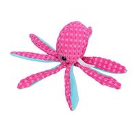 ZDETGU Jouet Couineur pour Chien en Forme de Pieuvre avec Queue Froissée - Jouet Interactif à Mâcher en Peluche pour Chiens de Petite, Moyenne et Grande Taille - pour Animaux de Compagnie pour (L)