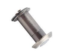 ZDETGU Judas Optique Grand Angle avec Cache (Bronze) | Champ de vision de 200 degrés, finition bronze vert, convient aux portes en bois de 35 à 60 mm, comprend un couvercle de