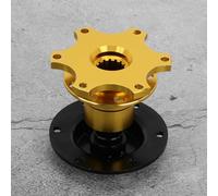 ZDETGU Kit d'adaptateur de Moyeu à Dégagement Rapide Universel pour Volant à 6 Trous pour les Professionnels de la Course et les Amateurs de Voitures Construction en Alliage CNC Conception Antivol