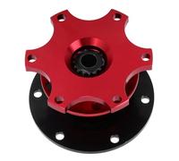 ZDETGU Kit d'adaptateur de Moyeu à Dégagement Rapide Universel pour Volant à 6 Trous pour les Professionnels de la Course et les Amateurs de Voitures Construction en Alliage CNC Conception Antivol