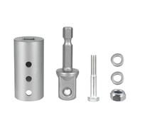 ZDETGU Kit d'Adaptateur de Perceuse pour Remorque en Acier Inoxydable - Adaptateur de Douille d'entraînement 1/2" pour Arbres en Pouces - Ensemble ' de Perceuse pour électriques et Cliquets - et