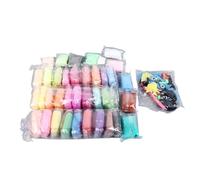 ZDETGU Kit d'argile Sec de 36 Couleurs pour les Enfants avec des Outils Soft Facile To Art pour âges de 3 Ans et Plus