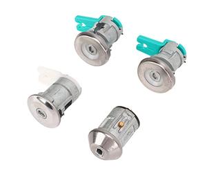 ZDETGU Kit de Porte de Hayon de Commutateur d'allumage de Remplacement en Alliage d'aluminium pour Falcon EA EB ED EF EL, 4 Cylindres de Serrure et 4 Clés Incluses