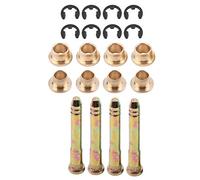 ZDETGU Kit de Réparation de Goupille de Charnière pour Ensemble de Restauration de Charnière de Porte pour Compatible avec CRX CX DX EX SI EG6 B16 D16 EK Remplacement de Goupille de de Porte