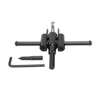 ZDETGU Kit de Scie Cloche Réglable pour Bois et Plastique - Outil de Coupe Rond en Acier allié 30 300 Mm - Accessoire de Travail du Bois avec Lames pour Percer et Ouvrir des Trous (30-120mm)