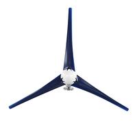 ZDETGU Kit Générateur éolien 300 W - 3 Aérogénérateurs Efficaces avec Contrôleur pour Cabines de Bateaux et Maisons Mobiles - Solution d'alimentation 12 V 24 V 48 - Conception à Faible Bruit -