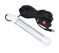 ZDETGU Lampe de Pêche Submersible pour Attraper des Poissons de Nuit avec Une Puissance de 16 W et Une luminosité de 1 300 LM, Idéale pour Les Aquariums et la Pêche en Profondeur (lumière Verte)