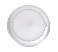 ZDETGU Lampe de Porche Ronde de 6 Pouces, Plafonnier en Forme de Dôme pour Camping-Car avec 5 Niveaux de luminosité, Interrupteur Tactile, IP67 pour Auvents de Camping-Car