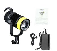 ZDETGU Lampe Vidéo LED BJ-600B, 35 000 Lux 5 600 K CRI 96+, éclairage de Photographie à intensité Variable, avec Angle de Faisceau Réglable pour la Photographie Commerciale en (Prise UE)