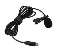 ZDETGU Microphone Lavalier pour Action OA2 OA3, Micro Omnidirectionnel à Clipser avec éponge Coupe-Vent, Son Haute fidélité pour Vlogging, Streaming en Direct, Interviews et Cours en Ligne