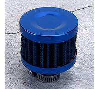 ZDETGU Mini Filtre D'admission D'air de 13 Mm, Augmente le Débit D'air et Réduit la Résistance du Moteur, avec Tissu Non tissé, pour Tuyau D'admission de Carburateur de Voiture (BLUE)