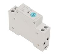 ZDETGU Module de Rail DIN35 de Télécommande sans Fil de Disjoncteur de Commutateur Intelligent WIFI avec Compte à Rebours de Synchronisation de Cycle pour la Domotique Blanc 82x68x18mm (63A)