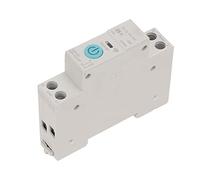 ZDETGU Module de Rail DIN35 de Télécommande sans Fil de Disjoncteur de Commutateur Intelligent WIFI avec Compte à Rebours de Synchronisation de Cycle pour la Domotique Blanc 82x68x18mm (25A)