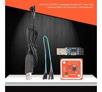 ZDETGU Module Lecteur-écrivain NFC PN532 PL2303HX - Puce Compacte Compatible USB pour la Réplication Sécurisée de Cartes, la Communication de Périphériques et les Projets Intégrés avec Prise en