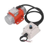 ZDETGU Moteur Vibrant électrique pour Moteur CC sans Balais à Force de Béton avec Contrôleur de Vitesse, 30 W 4000 Tr/min, Boîtier en Alliage d'aluminium, Idéal pour la Construction, (DC12V)