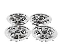 ZDETGU Moyeu de Roue plaqué Argent élégant, Mise à Niveau à 5 Rayons pour Accessoire de Véhicule EZGO 8 Pouces