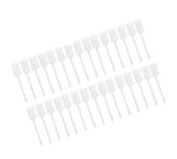 ZDETGU Nettoyant Doux pour la Langue et les Dents des Bébés de 0 à 3 Ans - Paquet de 30 Brosses de Soin en Coton avec Ondulations 3D Douces