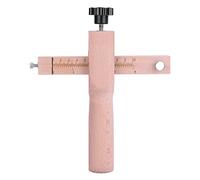 ZDETGU Outil de Coupe de Sangle en Bois pour Ceintures en Cuir, Coupe Artisanale avec Lames Remplaçables, Bricolage Essentiel pour le Travail du Cuir