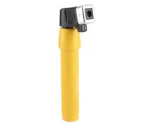 ZDETGU Pince à électrode de Soudage 400A, Mâchoires en Laiton, Poignée Ergonomique pour Outils de Soudage à Tige à l'arc, Support de Pince à Souder Universel 400-500A (YELLOW)