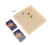 ZDETGU Planche de Multiplication Mathématique pour Enfants, Jouet éducatif Montessori en Bois avec 100 Cartes, Jeux Interactifs pour Développer les Compétences de Comptage et Améliorer la Mémoire pour