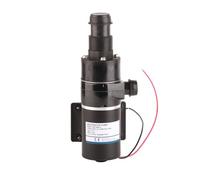 ZDETGU Pompe de Macération Marine, Pompe à Déchets DC avec Protection, Coupe en Acier Inoxydable, Auto-amorçante pour Yacht, Bateau,