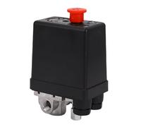 ZDETGU Pressostat d'air Conception Verticale à 4 Voies pour un Contrôle Automatique Précis Construction en ABS et en Acier Inoxydable Pièce de Rechange Compatible pour des Performances Fiables