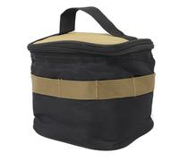 ZDETGU Sac de Rangement de Pots à épices 14cm X 17cm X 14cm, Grande capacité en Tissu de Bœuf, Assaisonnement Portable pour Camping Voyage Pique-nique Barbecue