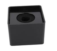 ZDETGU Station de Drapeau de Microphone ABS, Conception Personnalisée pour Entretiens, Réunions, Accessoire de Microphone Portable KTV