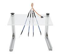 ZDETGU Support de Cadre LED pour la Programmation ECU Professionnel Aluminium ALLIAM SOBLE avec 4 Broches de Sonde pour KTAG Kess FGTECH BDM100 CMD