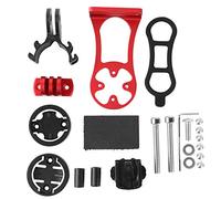ZDETGU Support Métallique pour Ordinateur de Vélo pour Appareils Bryton, Support de Guidon Universel, Conception Sécurisée à Double Boulon pour Vélos de Route et de Montagne (Rouge)