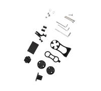 ZDETGU Support Métallique pour Ordinateur de Vélo pour Appareils Bryton, Support de Guidon Universel, Conception Sécurisée à Double Boulon pour Vélos de Route et de Montagne (Black)