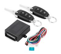 ZDETGU Système D'alarme de Voiture Universel, Kit de Télécommande sans clé à 3 Boutons avec Feu de Direction Clignotant et Verrouillage Automatique, pour la Plupart des Voitures