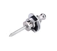 ZDETGU Système de Verrouillage de Sangle de Guitare, 2 Pièces, Métal | Skid- Replacement Parts, Secure Hold For Electric Guitar, Metal construction, Easy Installation